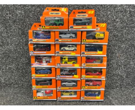 Matchbox Mattel wheels die cast vehicles x20. Including numbers 61 to 75 all in original boxes