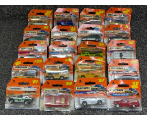 Matchbox Mattel wheels die cast vehicles x20. Numbers between 31 to 60 all in original boxes