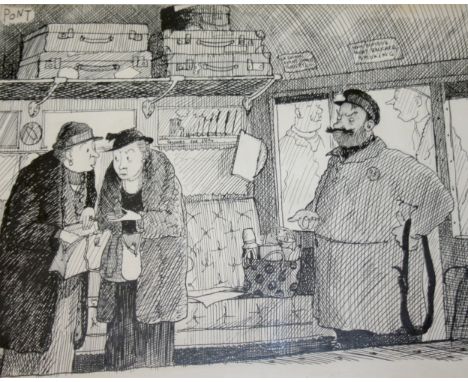 •GRAHAM LAIDLER (`PONT`) (1908-1940) THE BRITISH CHARACTER: TENDENCY TO BE EMBARRASSED BY FOREIGN CURRENCIES (1937) Signed, p