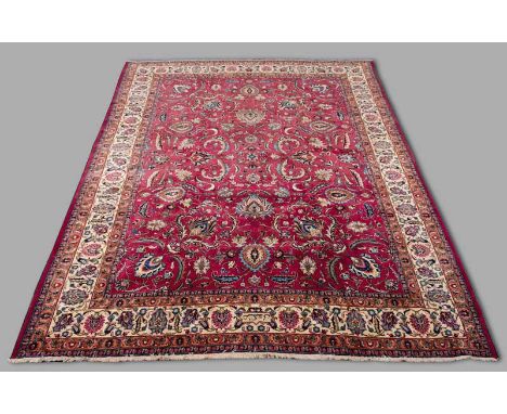 A TABRIZ CARPET 12' 8" (380cm) x 10' 1" (306cm)