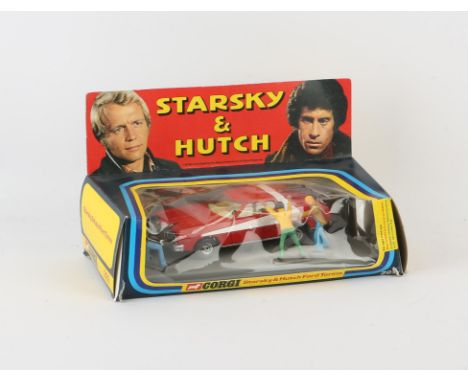 Corgi Starsky & Hutch Ford Gran Torino (292). In bright red with white flash, yellow interior, complete with figures and an e