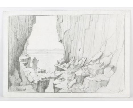 Keith Wilson (British, 1941-2011) - a pair of original artworks on board, the first, pencil, ink and watercolour, showing an 