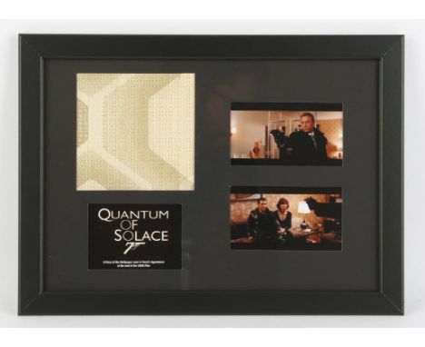 James Bond Quantum of Solace (2008) Original Wallpaper from the Set, the 10 x 10cm section of the Wallpaper seen at the end o