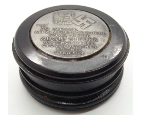 German metal snuff box
