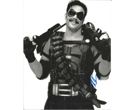 Jeffrey Dean Morgan Watchmen One hand signed 10x8 photo. This beautiful hand-signed photo depicts Jeffrey Dean Morgan as the 