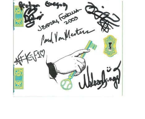 Brian Wilson band signed Smile CD sleeve. Good Condition. All signed pieces come with a Certificate of Authenticity. We combi