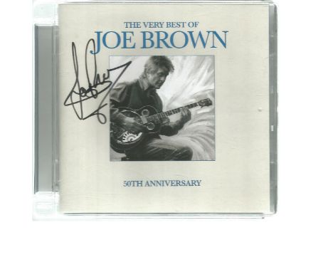Joe Brown signed CD sleeve. Disc included. Good Condition. All signed pieces come with a Certificate of Authenticity. We comb