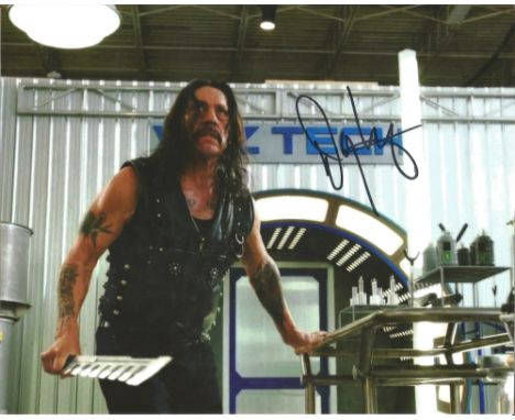 Danny Trejo Machete hand signed 10x8 photo. This beautiful hand-signed photo depicts Danny Trejo as Machete in the 2010 blood