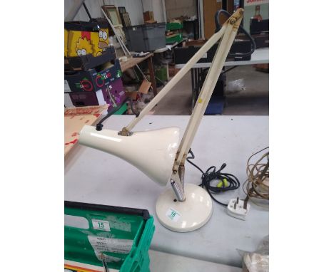 Cream Anglepoise lamp: 