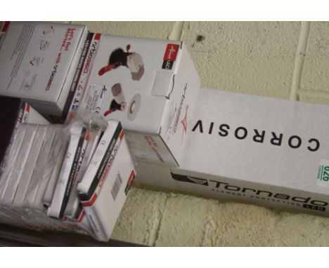 A Tornado LED lighting system: boxed. 