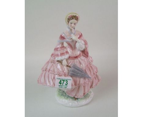 Royal Worcester figure 1855 The Crinoline: limited edition 