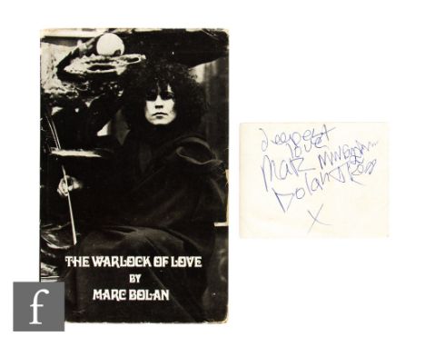 A Paladin concert ticket, signed Marc Bolan and Mickey Finn, from Tuesday 18th May at Cromat in Tricorn, Portsmouth, signed t