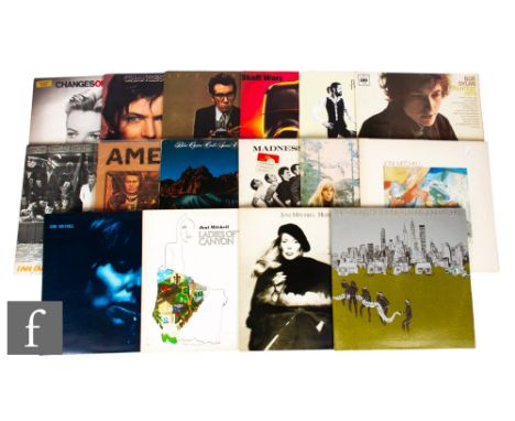 1970s/80s Mixed Artists/Genres - A collection of assorted LPs, artists to include, David Bowie, Elvis Costello, The Pirates, 