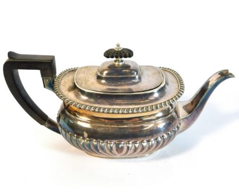 A George V 1912 London silver teapot by W &amp; C Sissons, 740g