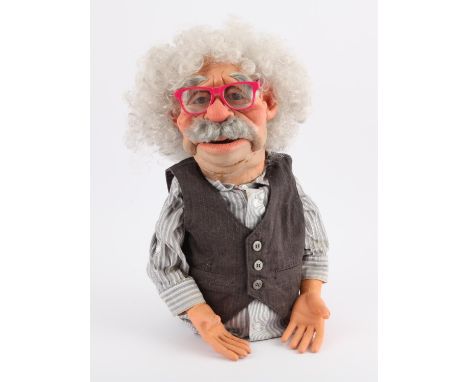 'Professor' puppet designed and made by Phil Eason for a private project, approx. 45 cm. Provenance: The Phil Eason Collectio