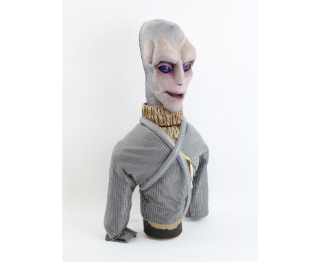 Alien puppet from Crater's Rock pilot, designed and built by Phil Eason, 60 cm. Provenance: The Phil Eason Collection. No cop