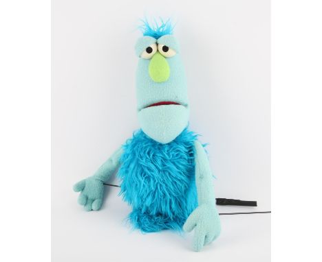 Blue Haired foam puppet, approx. 60 cm. Provenance: The Phil Eason Collection. No copyright is assigned with this lot.