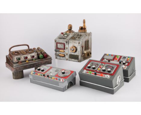 Puppet prop computers and machines, designed and built by Phil Eason. Provenance: The Phil Eason Collection. No copyright is 
