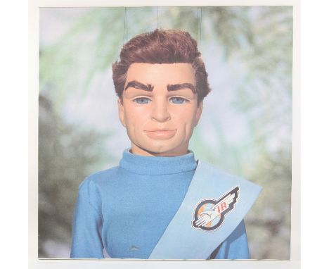 Thunderbirds - Scott Tracy canvas print, 80 x 80 cm. Provenance: The Phil Eason Collection. No copyright is assigned with thi