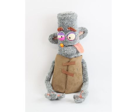 Grey Haired foam puppet, approx. 50 cm. Provenance: The Phil Eason Collection. No copyright is assigned with this lot.