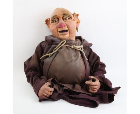 'The Weaver' puppet designed and made by Phil Eason, with electrics, approx. 80 cm. Provenance: The Phil Eason Collection. No