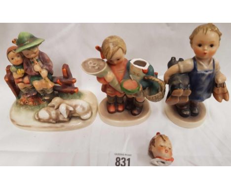 3 HUMMEL FIGURES OF CHILDREN - 1 A/F