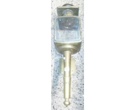 BRASS COACHING WALL LAMP - GLASS A/F 