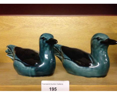 2 Poole Pottery seagulls.