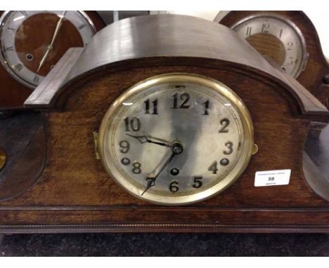 Dual chime Kienzle wooden mantle clock - Westminister/Whittington.