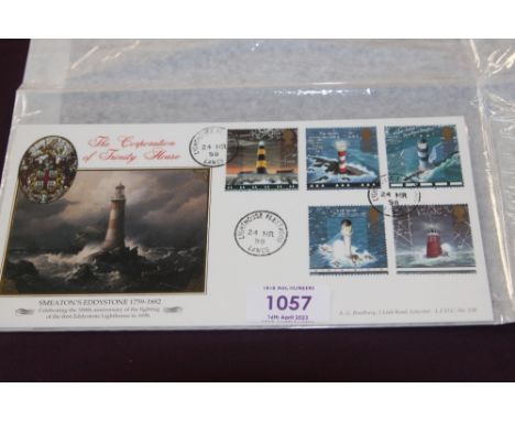 GB 1998 LIGHTHOUSES, BRADBURY OFFICIAL COVER WITH LIGHTHOUSE, FLEETWOOD CANCEL  Bradbury cover from 1998 for the lighthouses 