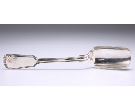 A GEORGE V SILVER STILTON SCOOP,&nbsp;by J Rodgers &amp; Sons Ltd, Sheffield 1933, double struck Fiddle, Thread and Shell pat