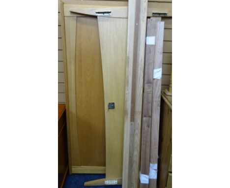 MODERN LIGHT WOOD 5ft 4ins BED FRAME
