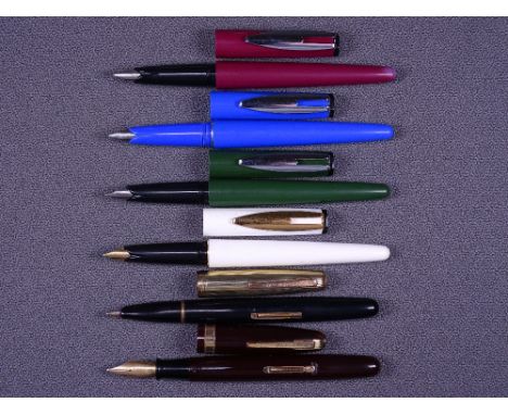 WATERMAN - Vintage (early 1940s) brown Waterman 100 Year Pen fountain pen with gold trim and 14ct gold nib,  a vintage 1947/8