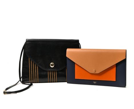 Set of clutches Fendi / Céline Including: - a Fendi city bag that can become a clutch (adjustable and detachable shoulder str