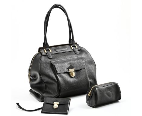 Coquin reissue bag, 2.0 Delvaux In tan grained leather, brushed steel trimmings. Zipper closure. Beige leather lining. One mo