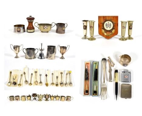 Royal Mail Steam Packet Company Metalware Group including tankard RMSP Thames, two small presentation cup one engraved 'Archi