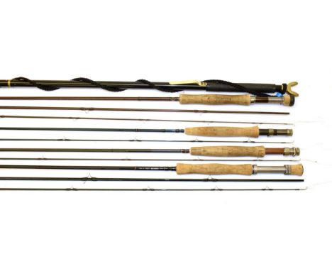 Four Various Greys Fly Rods, all in cloth bags, comprising Greyflex M2 #7/8, three-piece, graphite fly rod, 10 ft.; Montana #