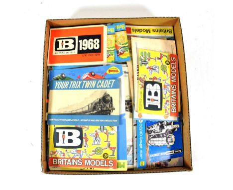Various Toy Catalogues including examples from Scalextric, Bayko, Triang/Minic, Britains, Frog and others (qty)