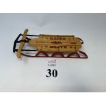 MINIATURE FLEXIBLE FLYER RACER