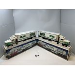 1993 HESS CAR CARRIER WITH PORSCHE, NEW IN BOX