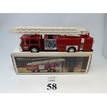HESS FIRE TRUCK BANK, NEW IN BOX
