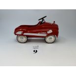 XONEX 1:3 SCALE DIECAST FIRE CHIEF PEDAL CAR