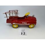 XONEX 1:3 SCALE DIECAST FIRE DEPT PEDAL CAR