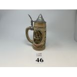 BUDWEISER STEIN, D SERIES, 9.5"T