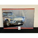 VINTAGE FRAMED POSTER VILLAGE FAIR SAUSALITO