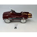 XONEX 1:3 SCALE DIECAST RANCH WAGON PEDAL CAR NOB