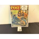 SATURDAY EVENING POST METAL PRINT