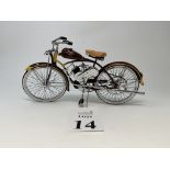 XONEX 1:6 SCALE DIECAST 1948 WIZZER MOTORBIKE