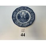 VINTAGE PLATE LIBERTY BLUE, 10"