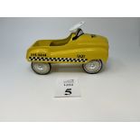 XONEX 1:3 SCALE DIECAST TAXI CAB PEDAL CAR